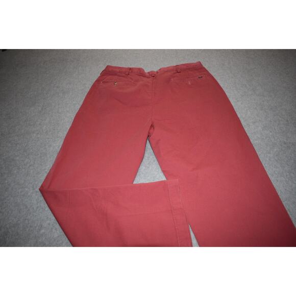 Polo Ralph Lauren Pants CHINOS Mens Size 36 x 30 Pink Cotton Pleated - Picture 8 of 8